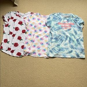 Abercrombie kids t- shirt set